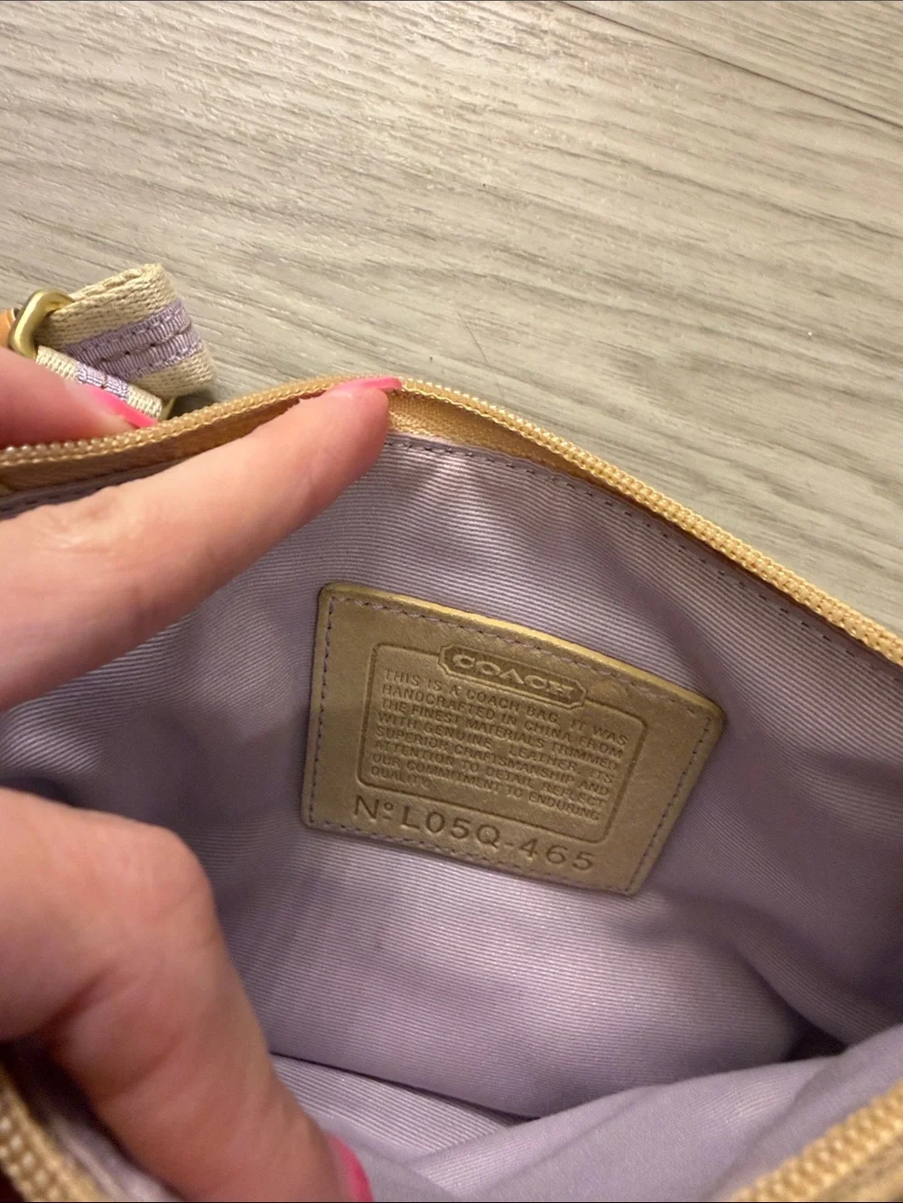 Coach Vintage Pastel Patchwork Crossbody-No. L05Q-465